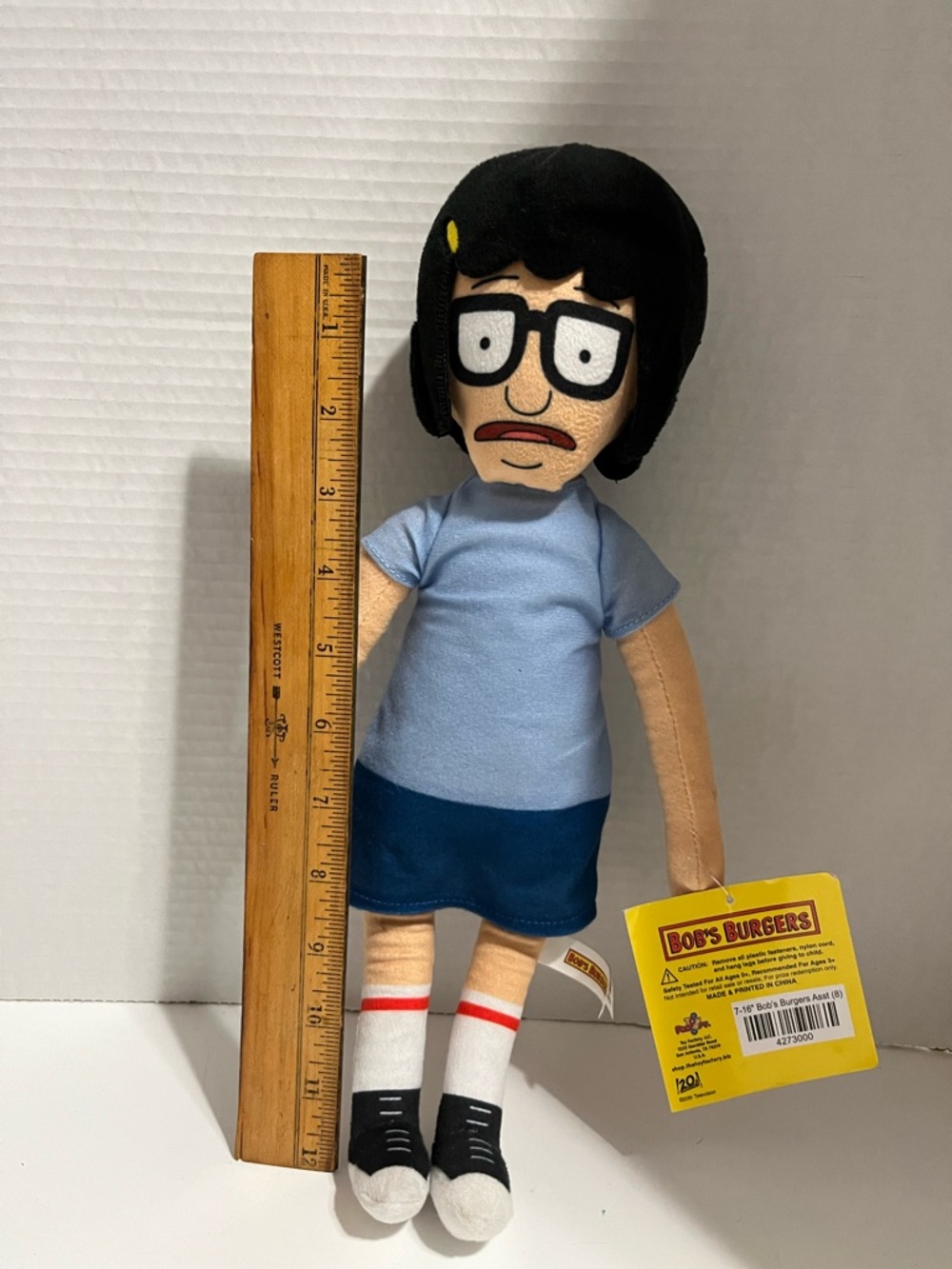 Bob's Burgers Tina Belcher Plush Doll perfect for fans and collectors